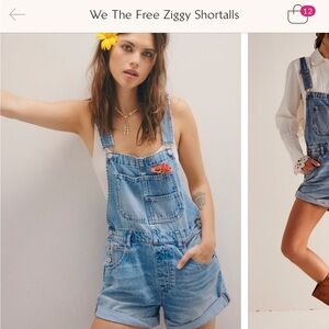Free People Ziggy Shortalls